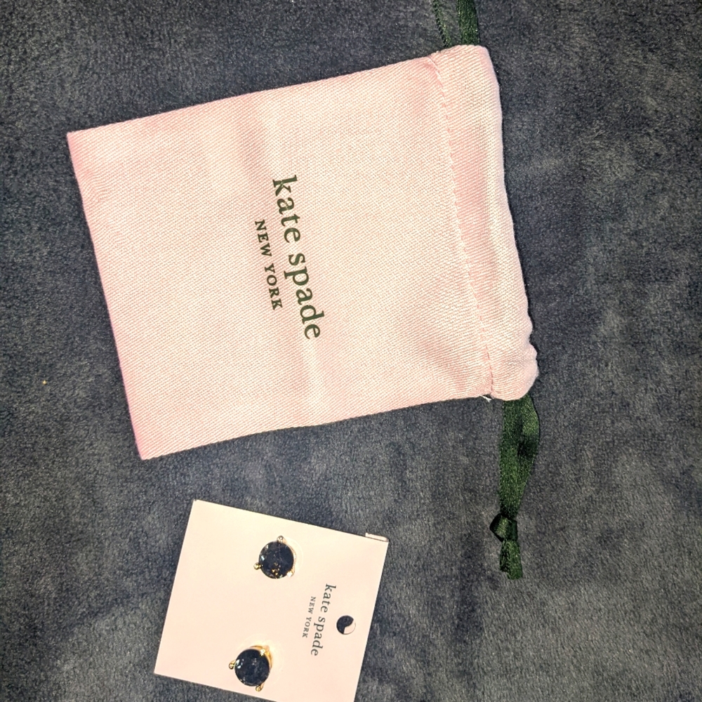 Kate Spade Black Diamond Cubic Zirconia earrings